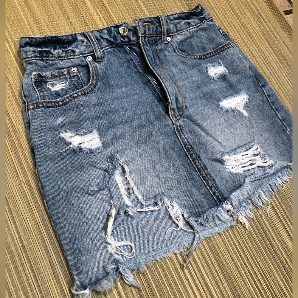 blue jean skirt🤠
